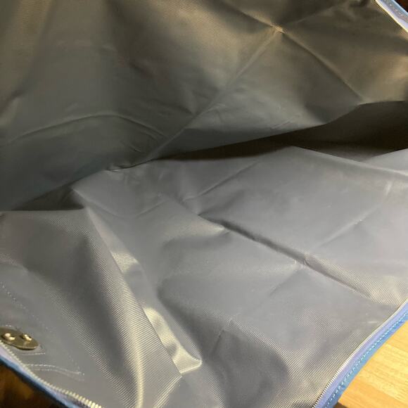 Olympic  Airways Vintage Royal Blue Vinyl Garment Bag. Pre-Owned - Picture 10 of 11